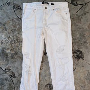 joe fresh distressed white jeans